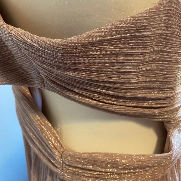 INTERMIX PINK TINA LUREX CUTO DRESS - Picture 9 of 17